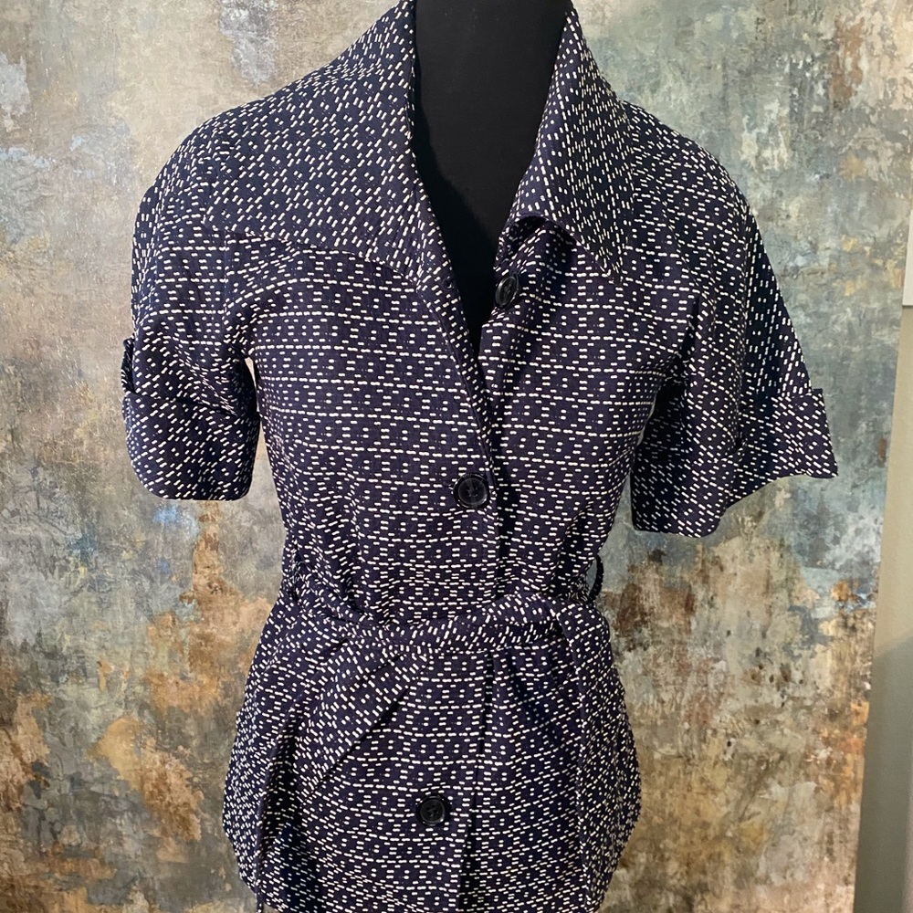 Banana Republic blue and white Jacket